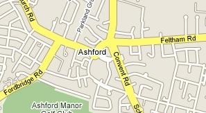 Ashford Local Map - IT Support & Computer Repairs