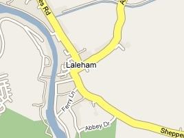 Laleham Local Map - IT Support & Computer Repairs