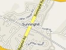 Sunninghill Local Map - IT Support & Computer Repairs