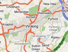 Woking Local Map - IT Support & Computer Repairs